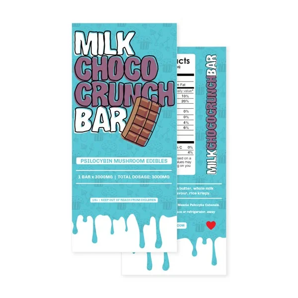 Magic Mushroom Milk Chocolate Crunch Bar – 3 Grams